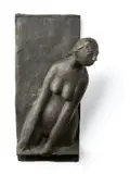 Gustav Seitz, Neugierige, 1957, Bronze mit schwarzbrauner Patina