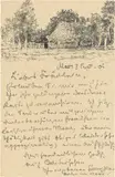 Franz Marc, Postkarte an Julie Kerschensteiner