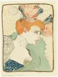 Mademoiselle Marcelle Lender, en buste by Henri de Toulouse-Lautrec, 1895, Farblithografie auf Papier, sold Dec 2022
