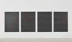 Margarete Dreher, Radicals, 1989, Acryl auf Leinwand, 4-teilig