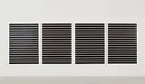 Margarete Dreher, Radicals, 1989, Acryl auf Leinwand, 4-teilig