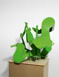 Thomas Kiesewetter, Ohne Titel (La Guardia), 2008, Acryl auf Metall