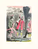 Neo Rauch, Das Flugwesen, 2013, Farbiger Giclée-Druck auf Velin
