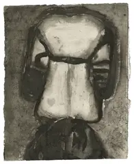 Back by Marlene Dumas, 1993, Tusche und Aquarell auf Bütten, sold May 2021