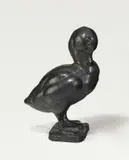 August Gaul, Junger Schwan, sich putzend