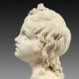 Bertel Thorvaldsen, Büste des Cupido – wohl Carlo Alberto Thorvaldsen (1806 – 1811). Nach 1811, Carrara-Marmor. 44,5 cm (mit Sockel) (17 ½ in. (mit Sockel))