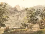 Johann Wilhelm Schirmer, Aussicht auf den Hasliberg