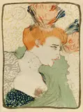 Mademoiselle Marcelle Lender, en buste by Henri de Toulouse-Lautrec, 1895, Farblithographie auf Papier, sold Nov 2013