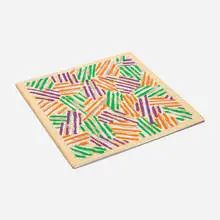 Jasper Johns, Jasper Johns/Screenprints, 1971, screenprint in colors on Patapar printing parchment, bound book