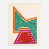 Frank Stella, Wolfeboro (from the Eccentric Polygons series), 1974, lithograph and screenprint in colors on Arches