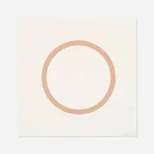 Sol LeWitt, Plate 16 (from the Five Geometric Figures in Five Colors portfolio), 1986, screenprint in color on Hollands Register