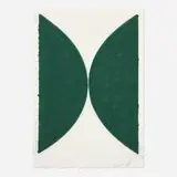 Ellsworth Kelly, Colored Paper Image II (Dark Green Curves), 1976, colored and pressed paper pulp
