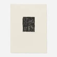 Jasper Johns, 0 Through 9, 1976, lithograph on Torinoko