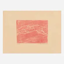Susan Rothenberg, K, 2004, lithograph in color