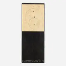 Robert Rauschenberg, Untitled (from the Shirtboards, Morocco, Italy '52 portfolio), 1991, mixed media print and collage on board