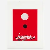 Adolph Gottlieb, Crimson Ground, 1972, screenprint in colors