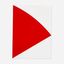 Ellsworth Kelly, Red Curve (For Joel), 1993, lithograph in colors on Arches 88