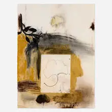 Chihung Yang, Leaves of Grass, 1990, acrylic, pastel and charcoal on paper