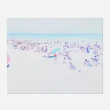 Massimo Vitali, Cagliari Donna, 1995, C-print face mounted to acrylic