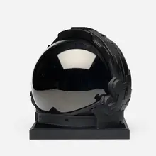 Michael Kagan, A7L Helmet (Black), 2021, bronze, glass