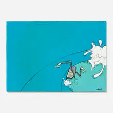 Yusuke Hanai, Untitled, acrylic on wood