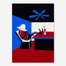 Yusuke Hanai, Untitled, acrylic on wood