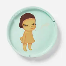 Yoshitomo Nara, Too Young to Die, 2002, glazed ceramic