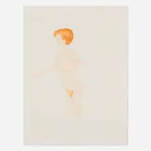 Frozen Leopard a.k.a. Snow Leopard by Alex Katz, 1991, etching and aquatint in colors on Somerset, offered May 2026