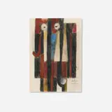 Carlos Mérida, Sin título, 1979, mixed media on paper