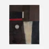 Antonio Vidal, Sin título, c. 1969, tempera, paper and fabric collage on cardstock
