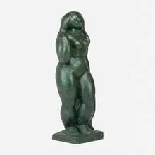 Francisco Narváez, La bañista, bronze
