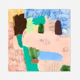Tahnee Lonsdale, Untitled, 2018, colored pencil and mixed media on paper