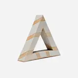 John Mason, Open Triangular Form, 2013, glazed stoneware