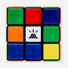 Invader, Invaded Cube (from the Rubikcubism series), 2023, giclée print on aluminium mounted to Diasec