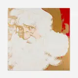 Andy Warhol, Santa Claus (from the Myths series), 1981, screenprint in colors with diamond dust on Lenox Museum Board