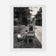 Little boy selling Coca Cola by roadside, Atlanta, Georgia, 1936 by Alfred Eisenstaedt, gelatin silver print, offered Dec 2025