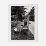 Alfred Eisenstaedt, Little boy selling Coca Cola by roadside, Atlanta, Georgia, 1936, gelatin silver print
