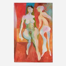 Rex Ashlock, Une histoire triste, 1973, oil on canvas