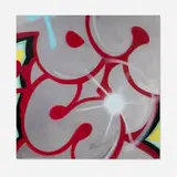 John Matos, Untitled, 2008, acrylic and spray paint on canvas