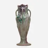 Ombelles vase by Ernest Bussière for Keller et Guérin, c. 1903, luster-glazed earthenware, sold May 2023