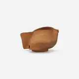 Vase by George E. Ohr, 1906, bisque earthenware, sold May 2023