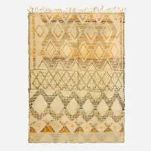 Moroccan, Thick pile carpet, c. 1950, hand-knotted wool