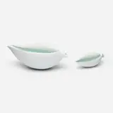 Ted Muehling, Volute bowls, set of two, c. 2000, glazed porcelain