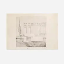 Aldo Rossi, Untitled, 1973, etching