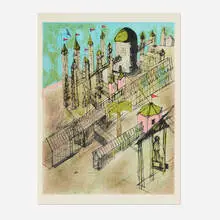 Aldo Rossi, Untitled, 1979, screenprint on paper