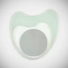 Nanda Vigo, Wall mirror from the Round Round series, 1987, glass, frosted glass