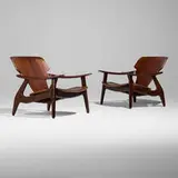 Sergio Rodrigues, Diz lounge chairs, pair