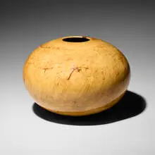 Large Silver Maple vessel by Matt Moulthrop, 2004, silver maple, sold Sep 2025
