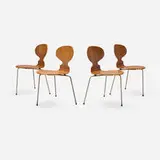 Arne Jacobsen, Ant dining chairs model 3100, set of four