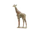 Untitled by 'Gaia' a large Bronze study of a giraffe by Hetty Heyster, sold Sep 2017
